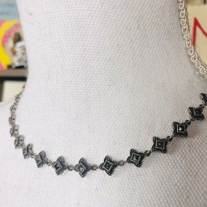 Modern gothic necklace & earrings